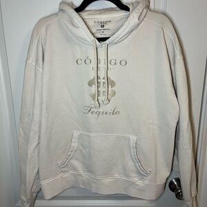 Lucky Brand Cream Hoodie Sweater